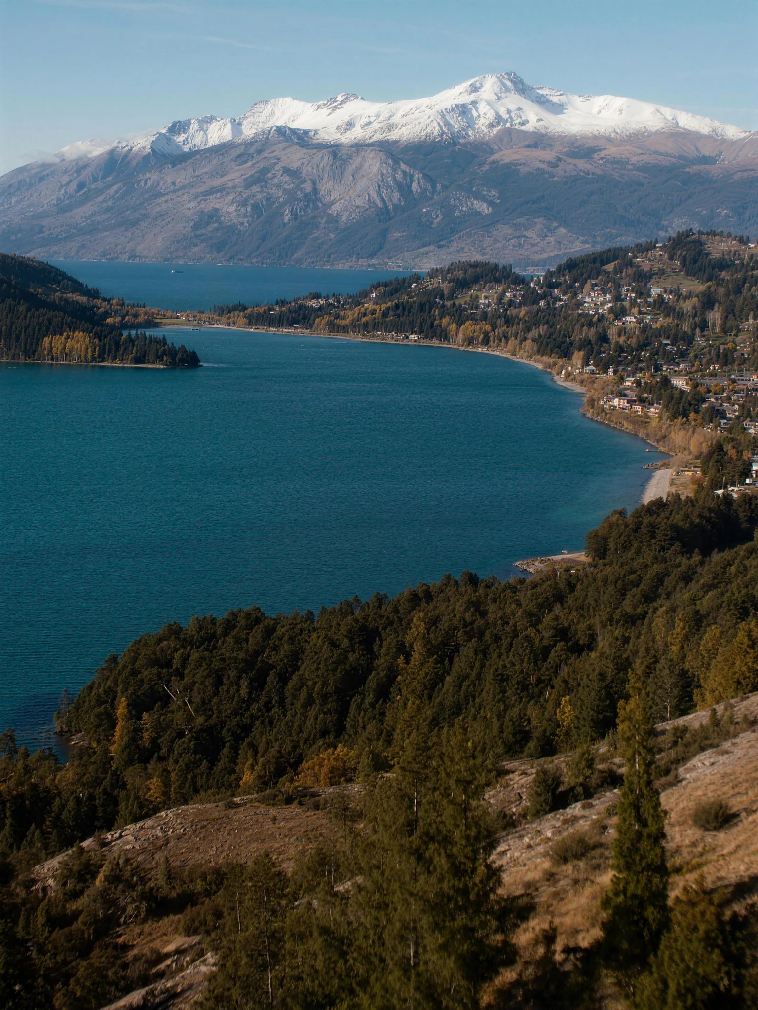 Nahuel Huapi-meer bij Bariloche vanaf Cerro Campanario