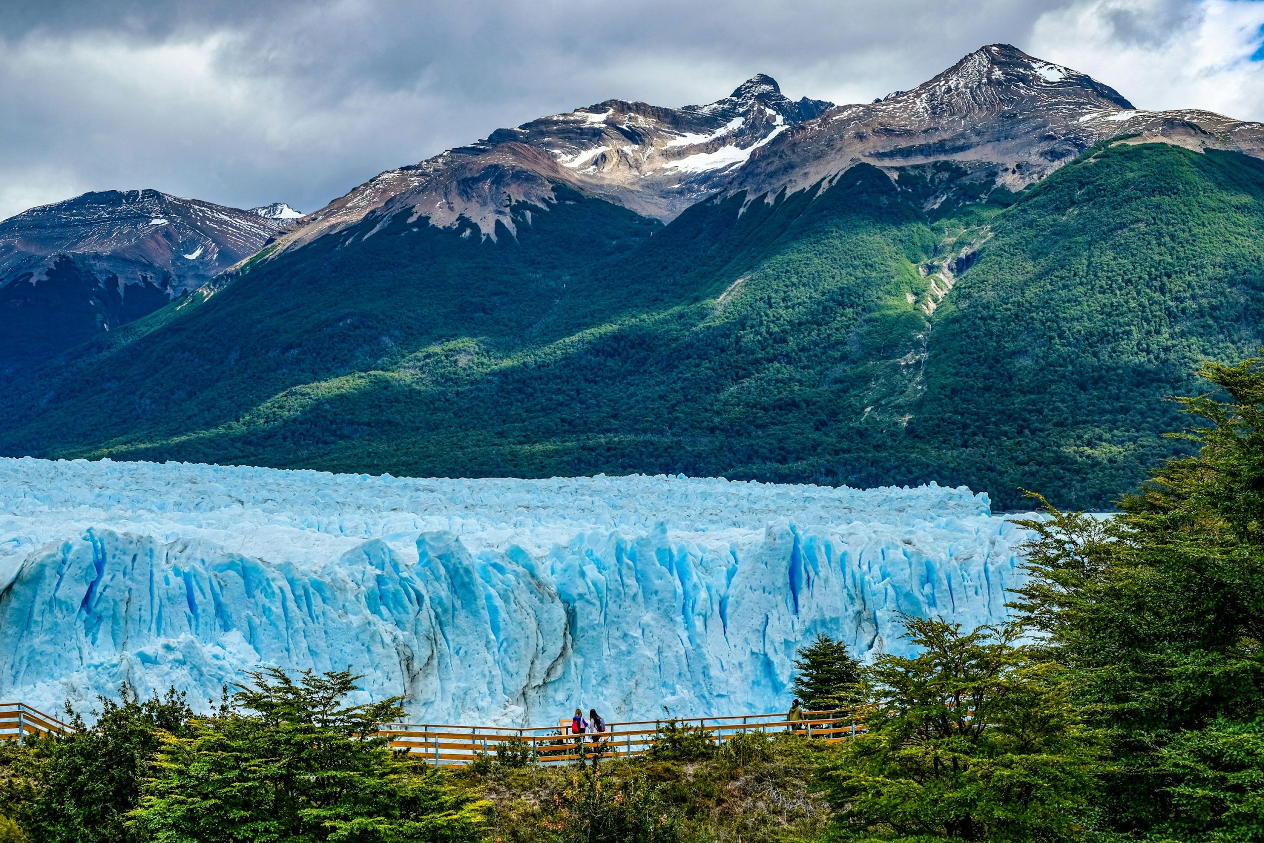De Perito Moreno-gletsjer in Los Glaciares, Patagonië